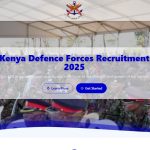 Kenya Defence Forces Recruitment 2025