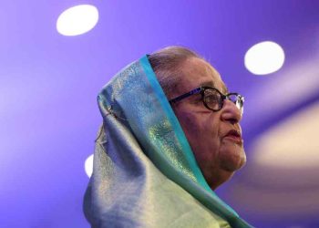 Bangladesh former Prime Minister Sheikh Hasina. Reuters picture.