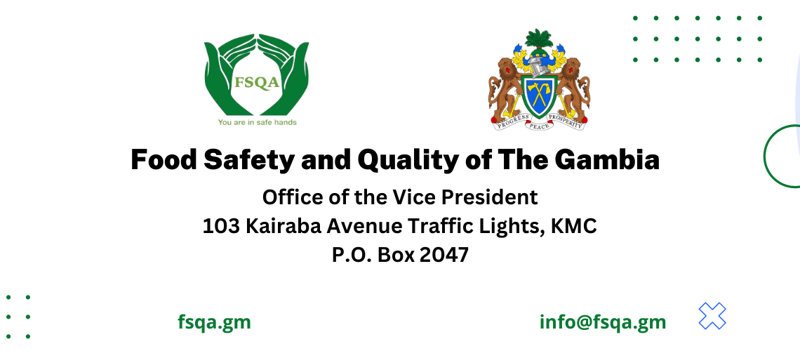 Gambia food handler certificate