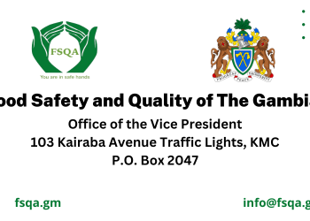 Gambia food handler certificate