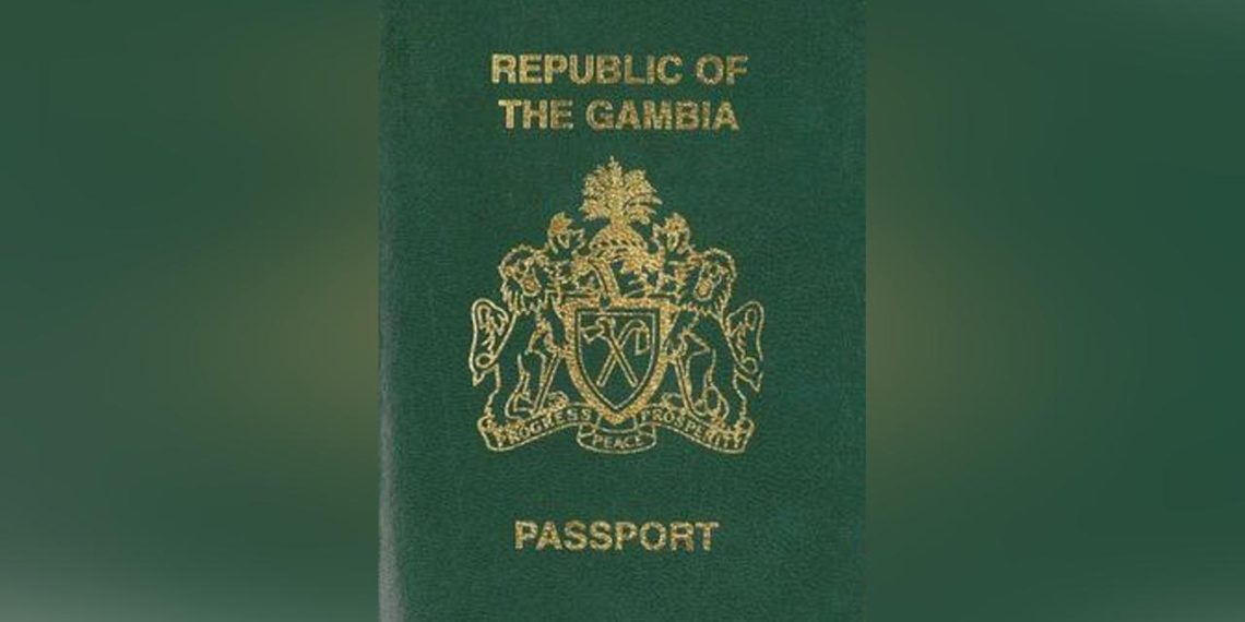 Gambian passport application