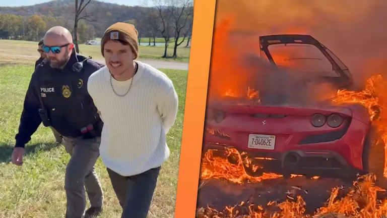 Cody Detwiler tax evasion Ferrari destruction