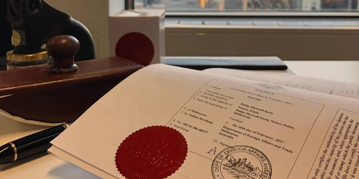 Apostille application in Gambia