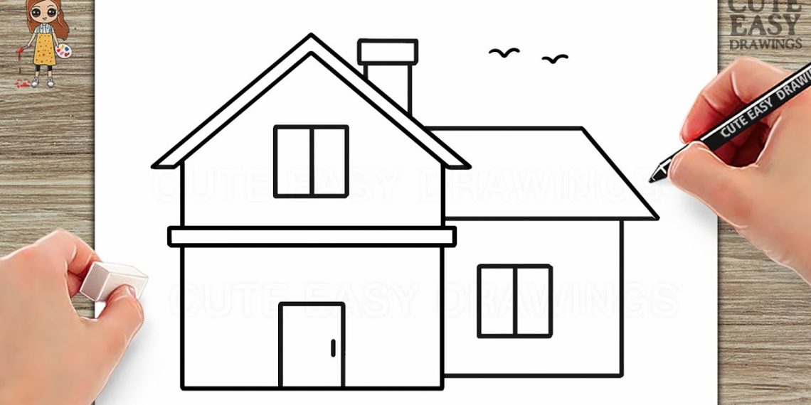How to Draw a Simple House: A Step-by-Step Guide for Beginners