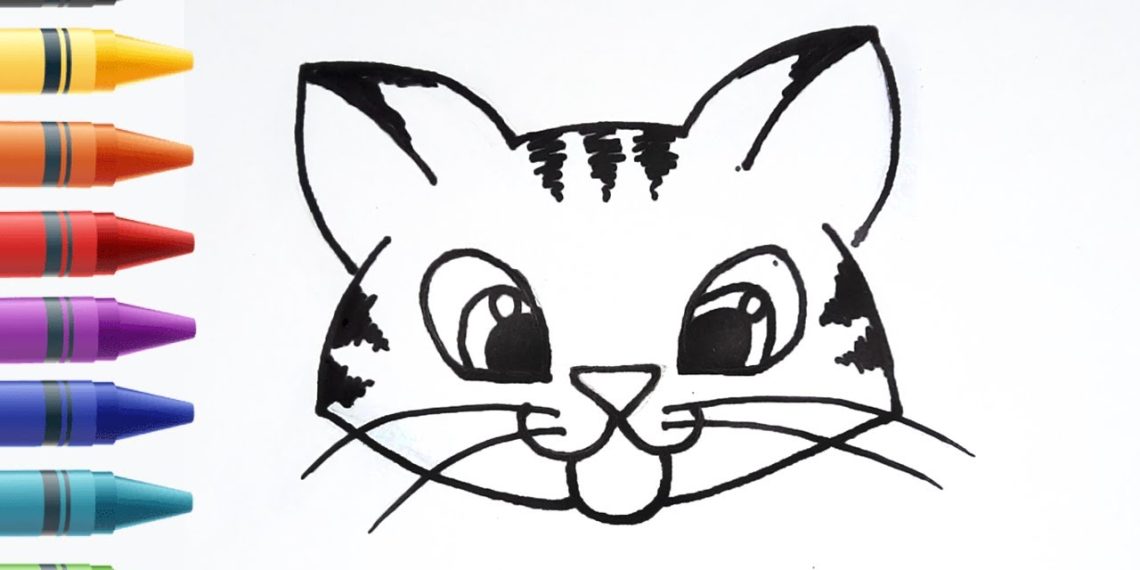 How To Draw A Cat Face
