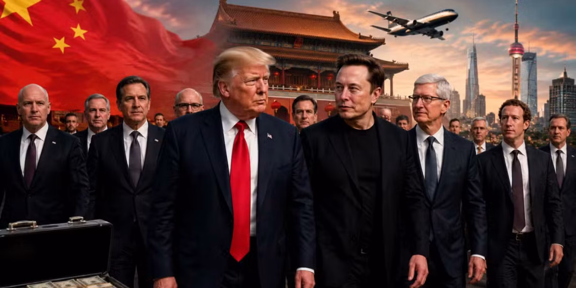 Elon Musk and Tim Cook among CEOs expected to accompany Trump on China trip