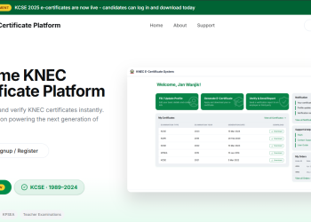 KNEC E-Certificate:
