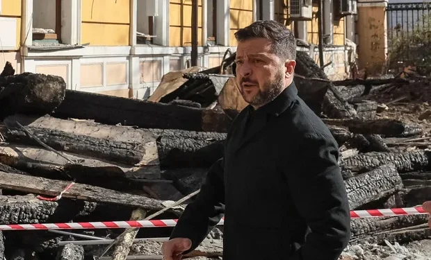 Ukrainian President Volodymyr Zelensky