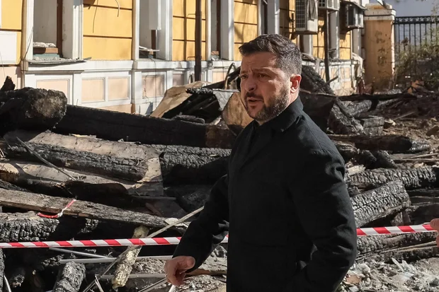 Ukrainian President Volodymyr Zelensky